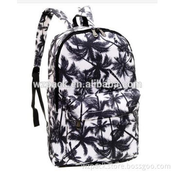 Print Canvas Backpack Rucksack Day pack School Bag College Bag